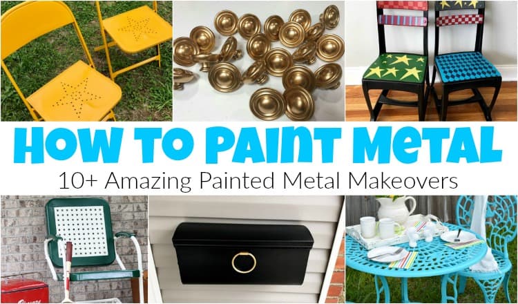 how to paint metal DIY