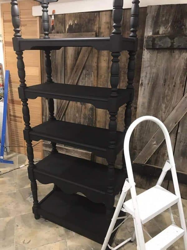Who Needs a Bookcase When You can have a Unique Painted Etagere