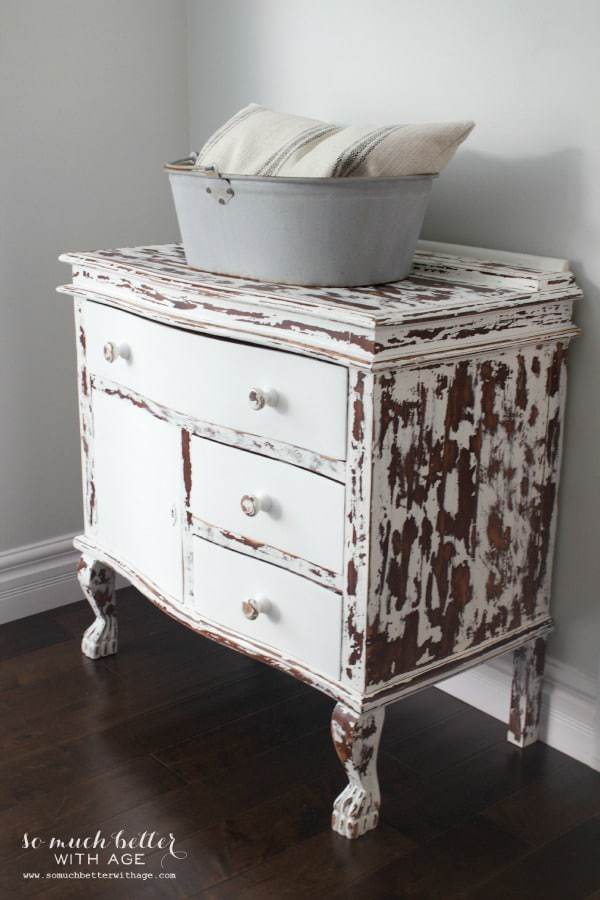 shabby-chic-painted-dresser, shabby chic dresser, chippy painted furniture