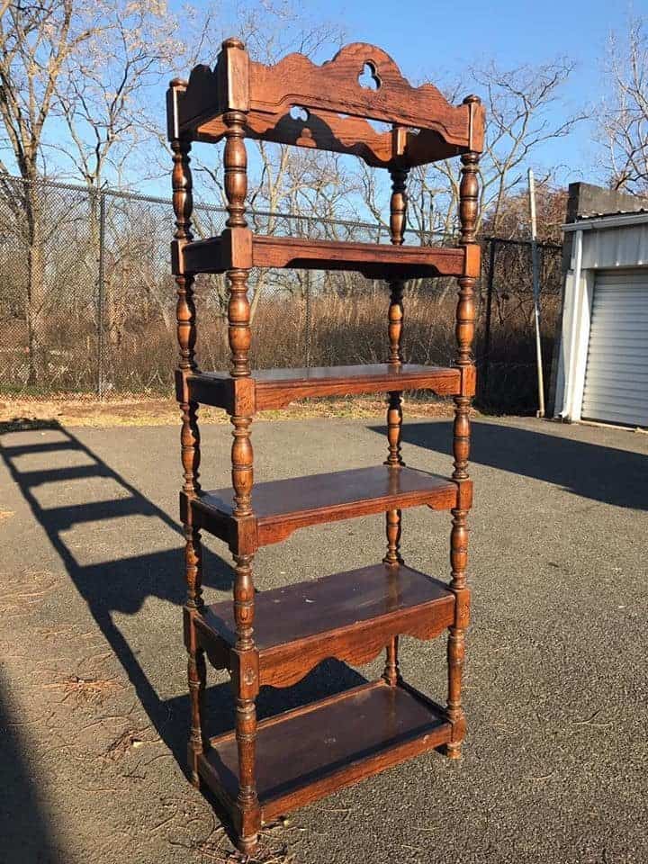 Who Needs a Bookcase When You can have a Unique Painted Etagere