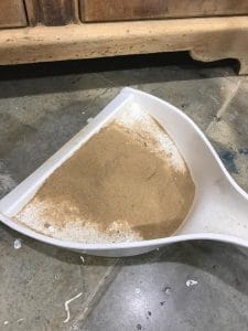 sanding-dust