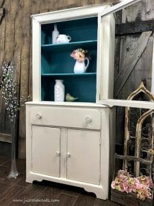 tall-cream-cabinet, shabby chic new york