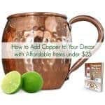 How to Add Copper to Your Decor with Affordable Items under $25