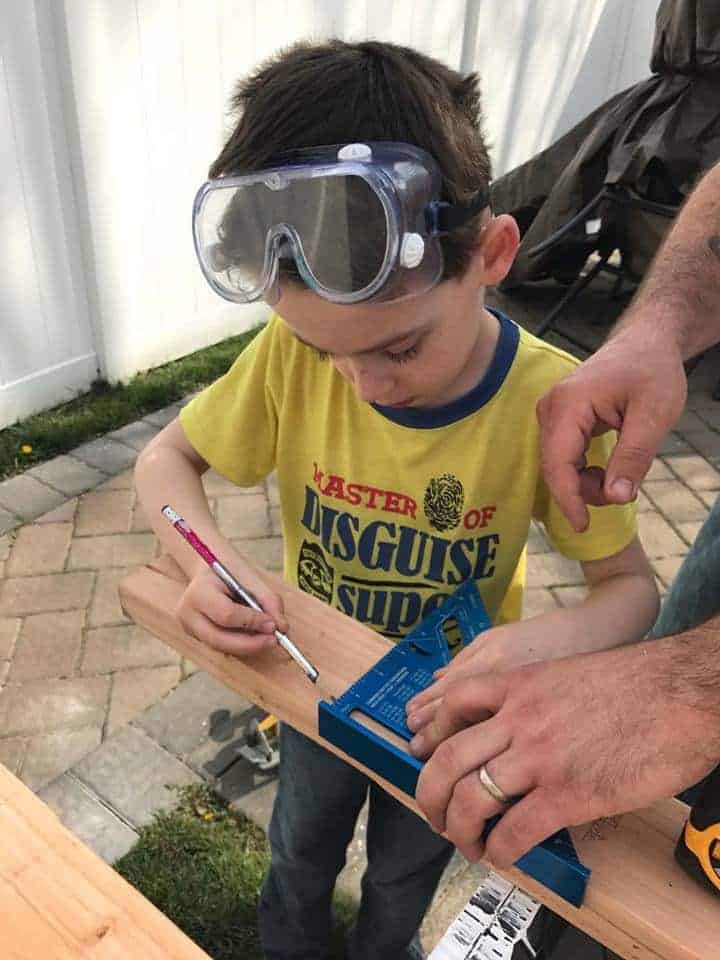 diy-builds-with-kids, diy kids, kids with tools, teach them young