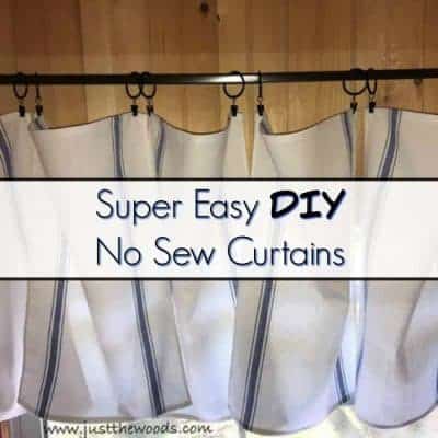 Super Easy DIY No Sew Curtains