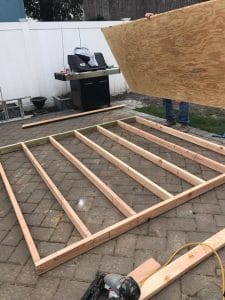 frame-for-shed-back, how to frame shed walls