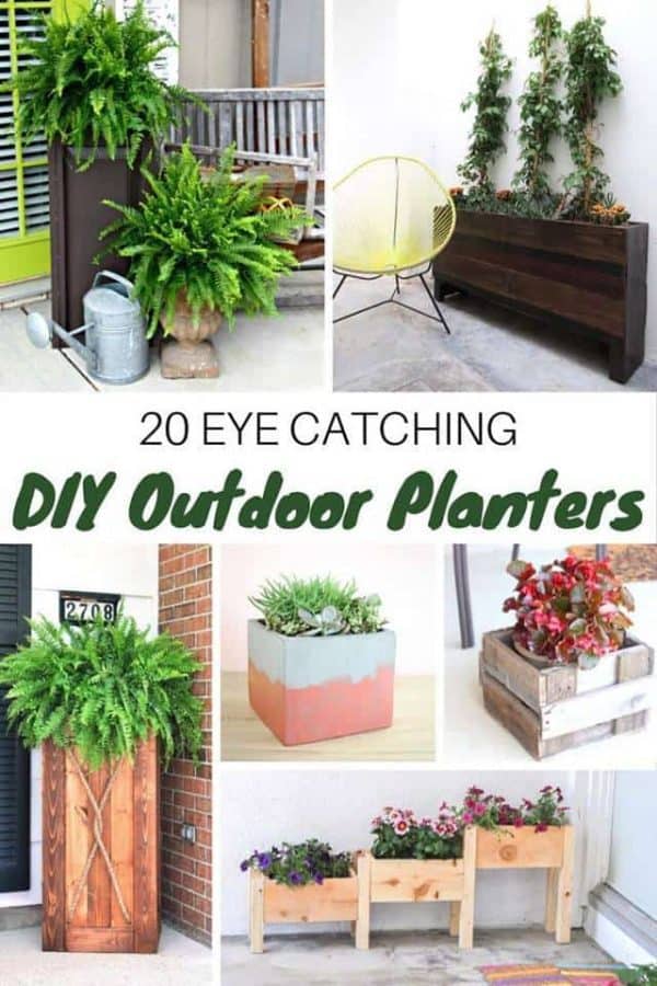 Gardening with Kids & 20 DIY Outdoor Planters by Just the Woods