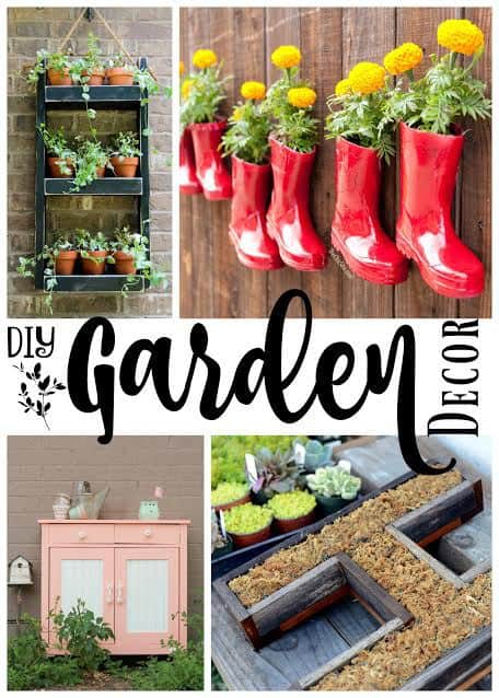 Awesome DIY Garden Decor / garden gnomes / planters / 