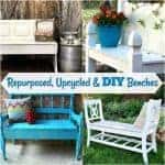 Repurposed, Upcycled & DIY Benches