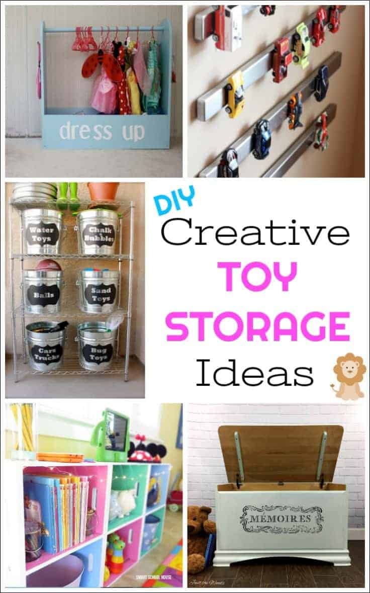 Diy Toy Storage Organizer / 25 Clever DIY Toy Storage Solutions & Ideas - Noted List / 12