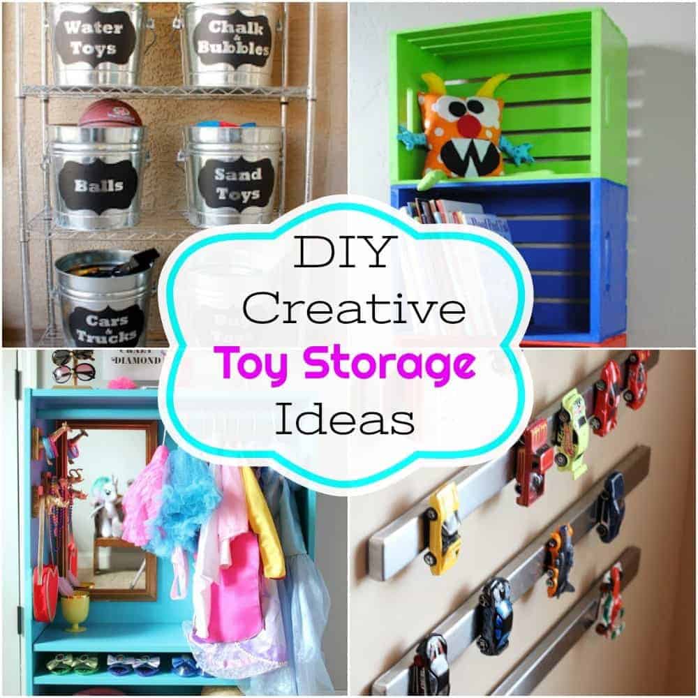 toy storage, toy box, painted toy box