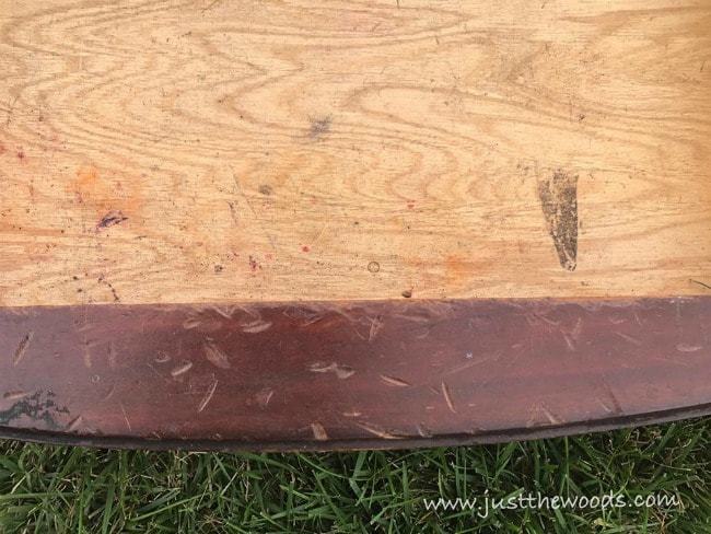 damaged wood furniture