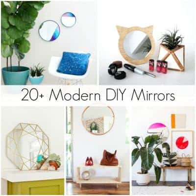 20+ Modern DIY Mirrors to Inspire You and Beautify your Home