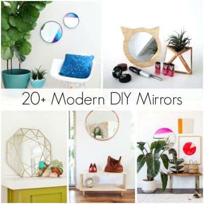 modern diy mirrors