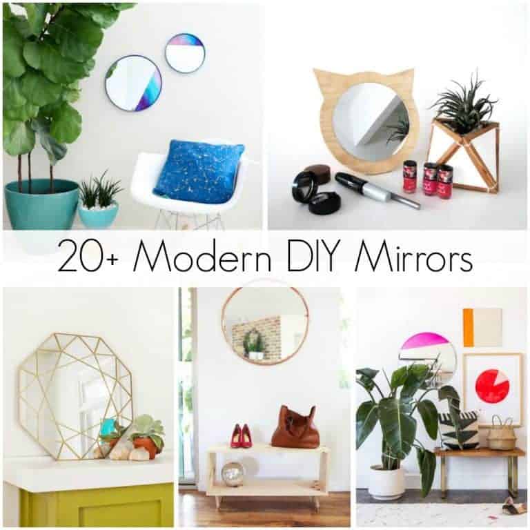 modern diy mirrors
