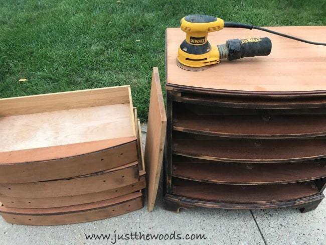 sanding wood furniture, dewalt electric drill, orbital