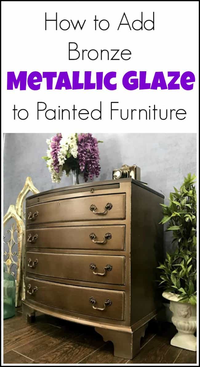 Metallic painted furniture deals