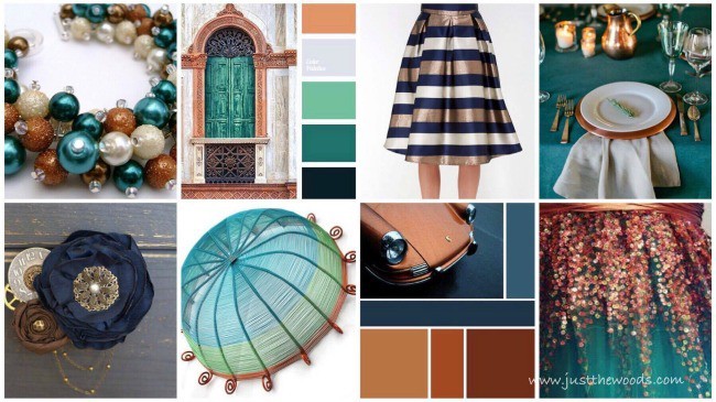 bronze, copper, teal, blue, metallic, inspiration