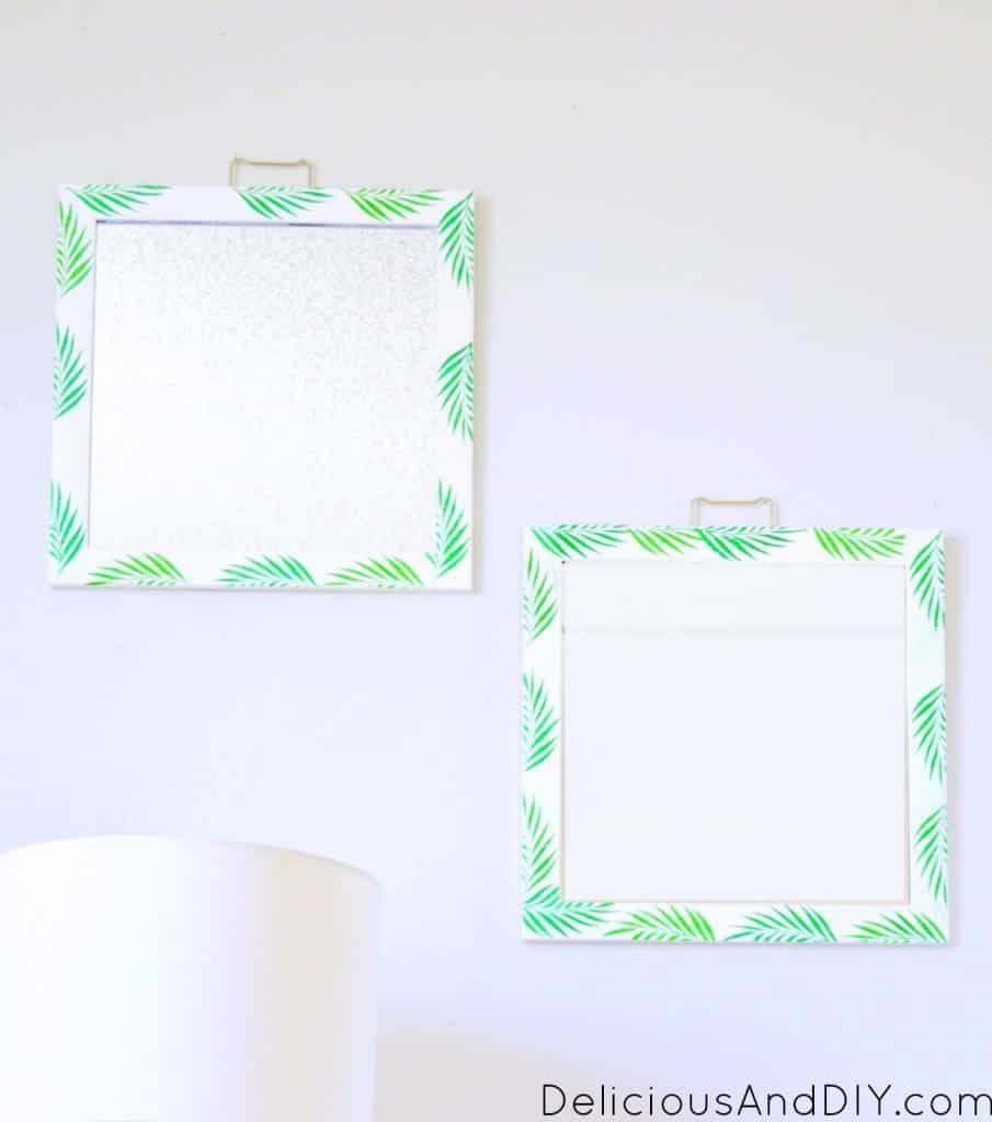 palm leaves mirror