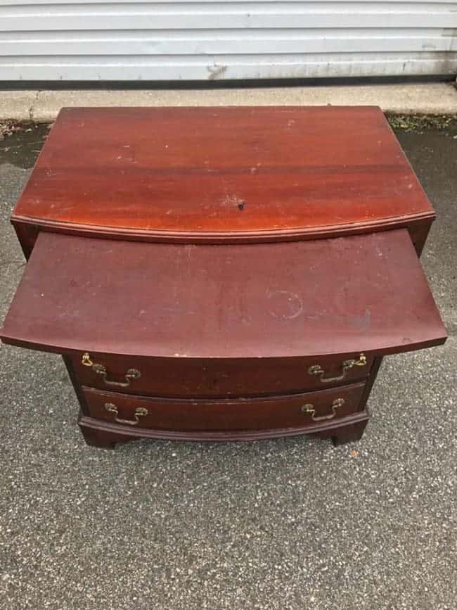 writing desk, pull out desk, chest of drawers