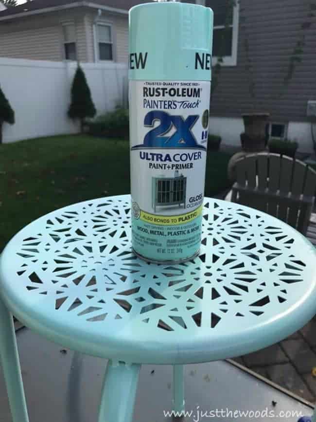 rustoleum ocean mist, spray paint