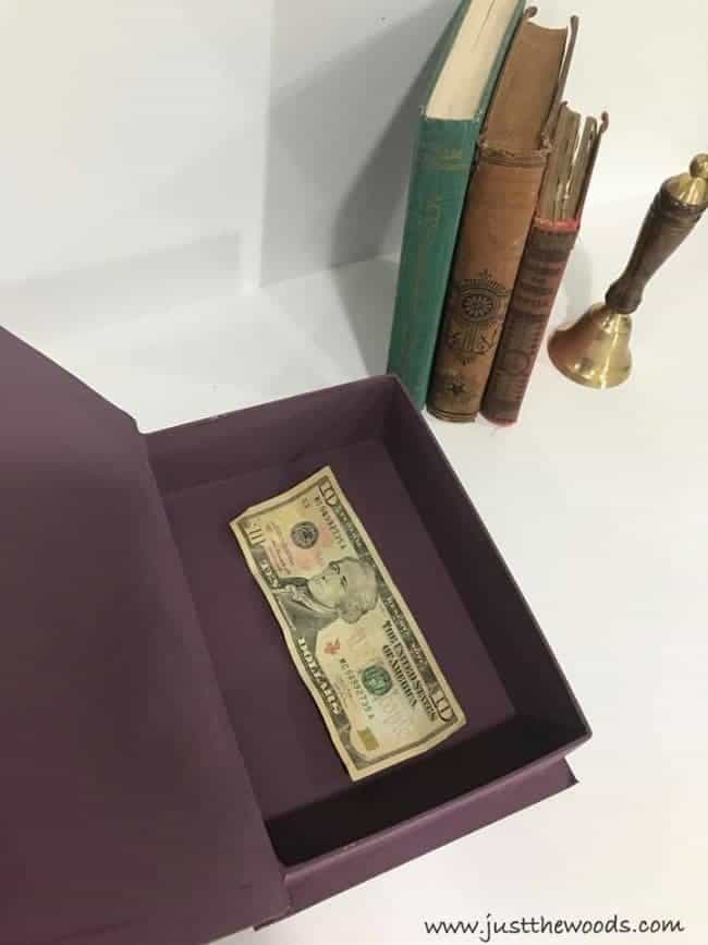 How to Make a DIY Decorative Fake Book Box with Secret Storage