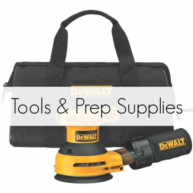 tools and prep supplies