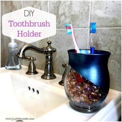 DIY Toothbrush Holder for a Small Bathroom