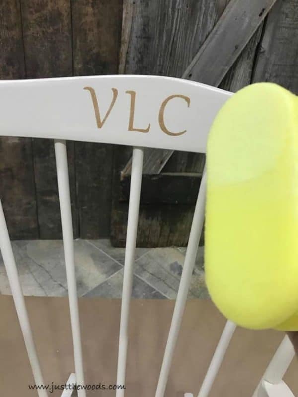 How to Paint a Rocking Chair with Spindles the Easy Way