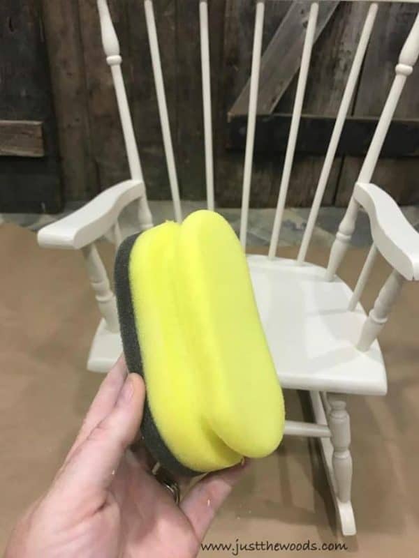 How to Paint a Rocking Chair with Spindles the Easy Way