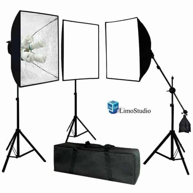 light kit, overhead boom, photography equipment