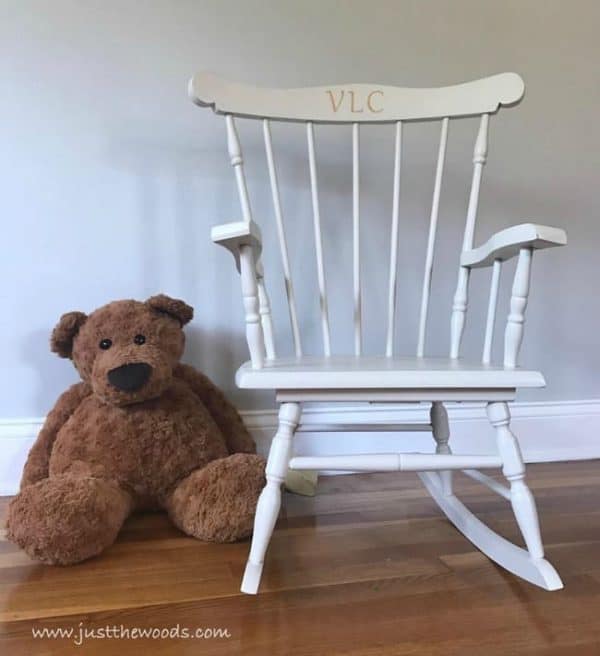 How to Paint a Rocking Chair with Spindles the Easy Way