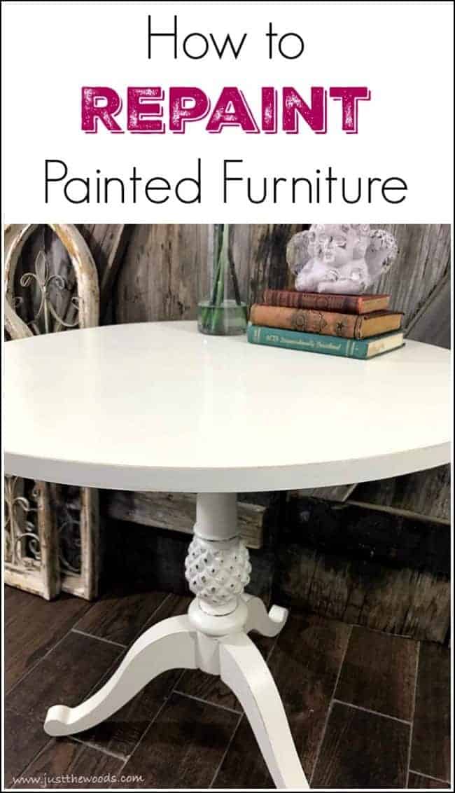 Repainting Painted Furniture How To Paint Over Painted Wood