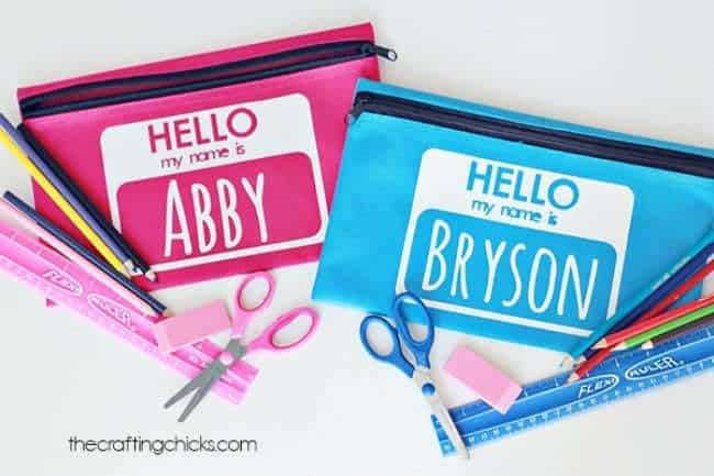 diy personalized pencil case