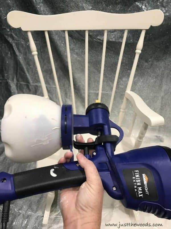 How to Paint a Rocking Chair with Spindles the Easy Way