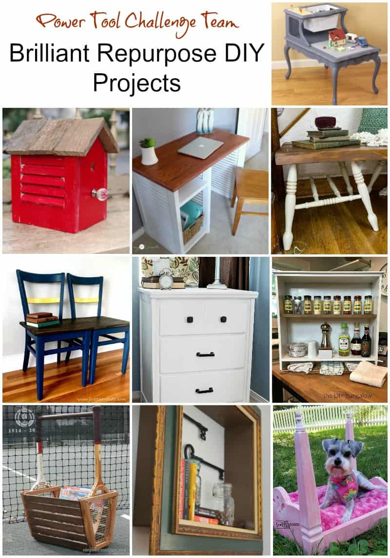 power tool challenge, ryobi, repurpose projects