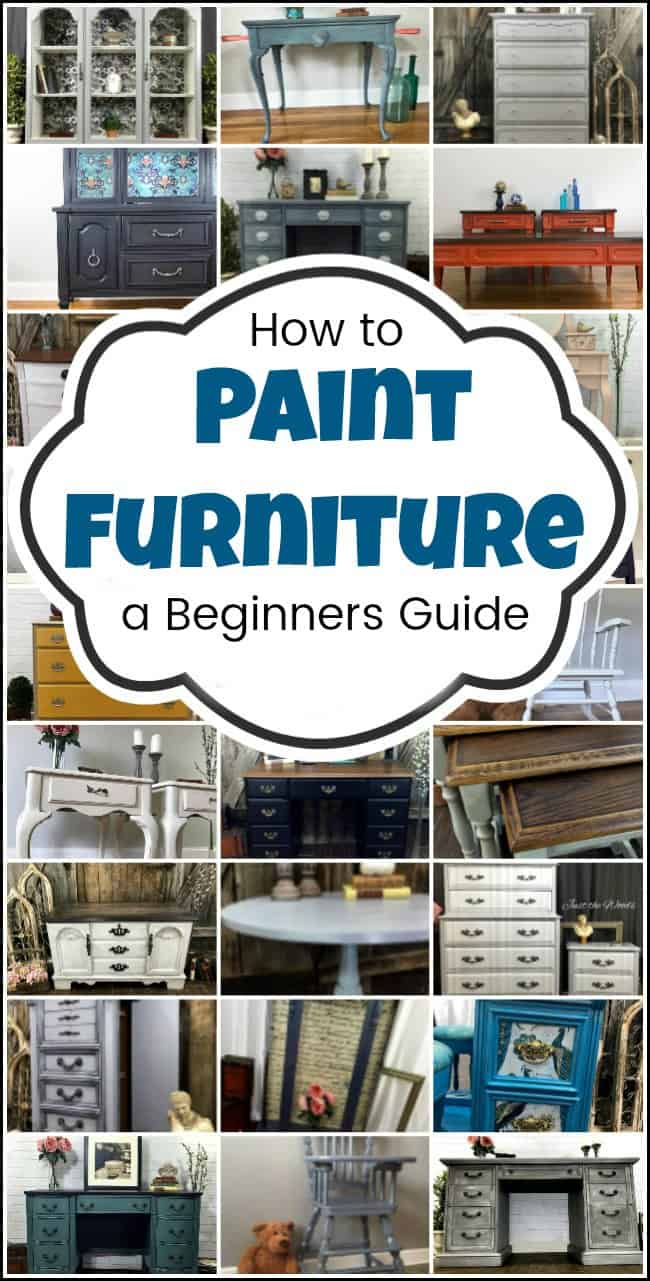 how to paint old furniture at home