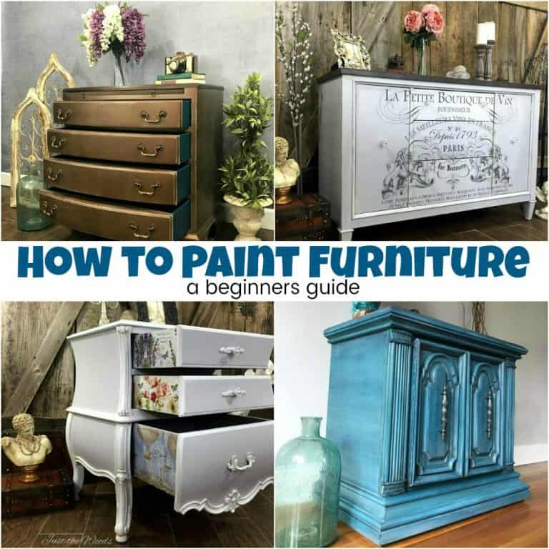 How to Paint Furniture - A Beginner's Guide by Just the Woods