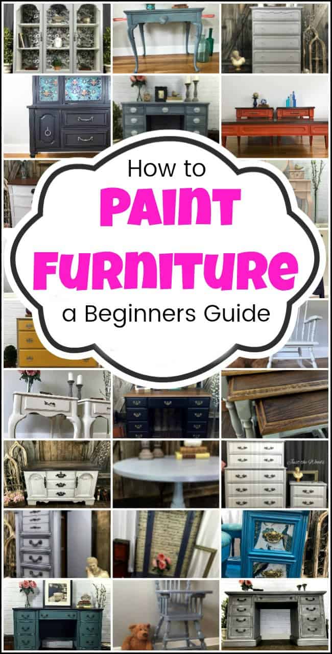 How to Paint Furniture, a beginners guide, and tutorial. step by step tutorial from start to finish. Find a piece of furniture to paint. Supplies, prep, techniques - glaze, decoupage, stencil, layering chalk style paint, using paint sprayer and more. Then staging and photography of your finished painted furniture project. how to paint furniture. painted furniture, furniture painting, #howtopaintfurniture #paintingfurniture #furniturepainting