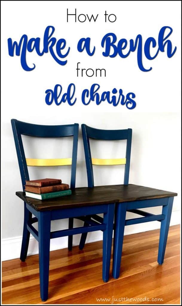 How to Make a DIY Bench from Chairs - Repurpose Project How to Make a DIY Bench from Chairs - Repurpose Project