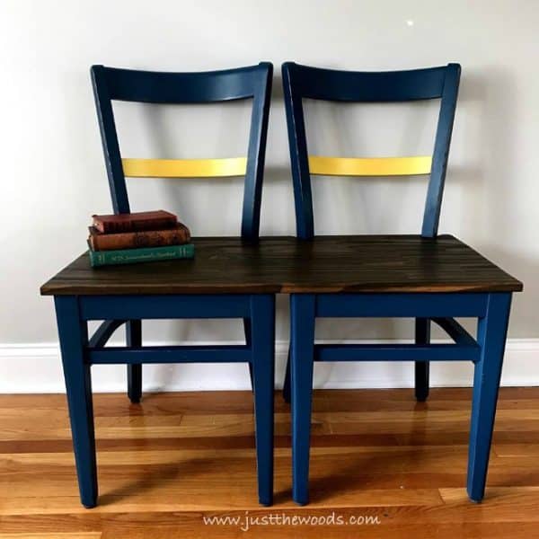 How to Make a DIY Bench from Chairs Repurpose Project