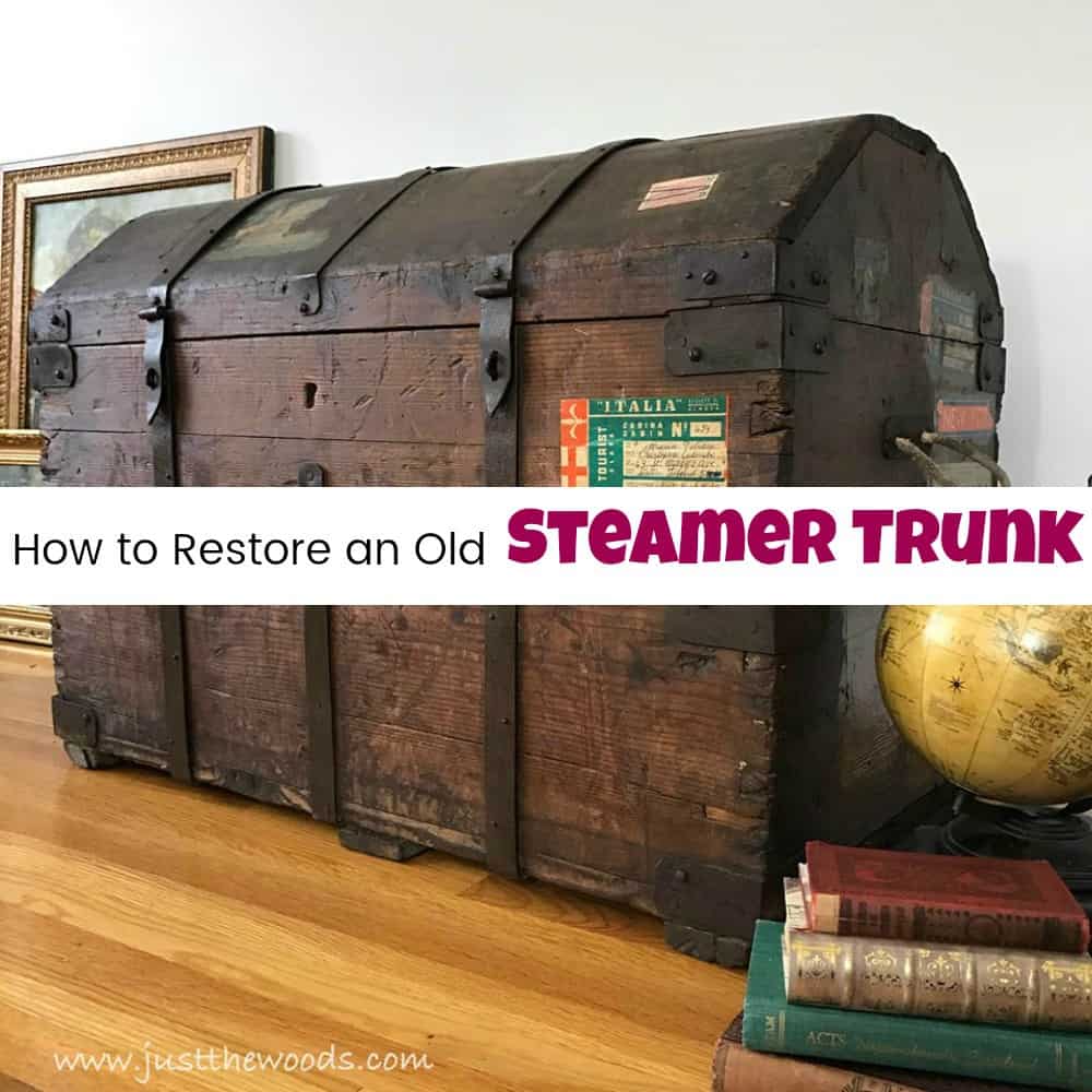 New/Old Steamer Trunk