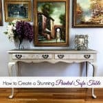 How to Create a Stunning Painted Sofa Table