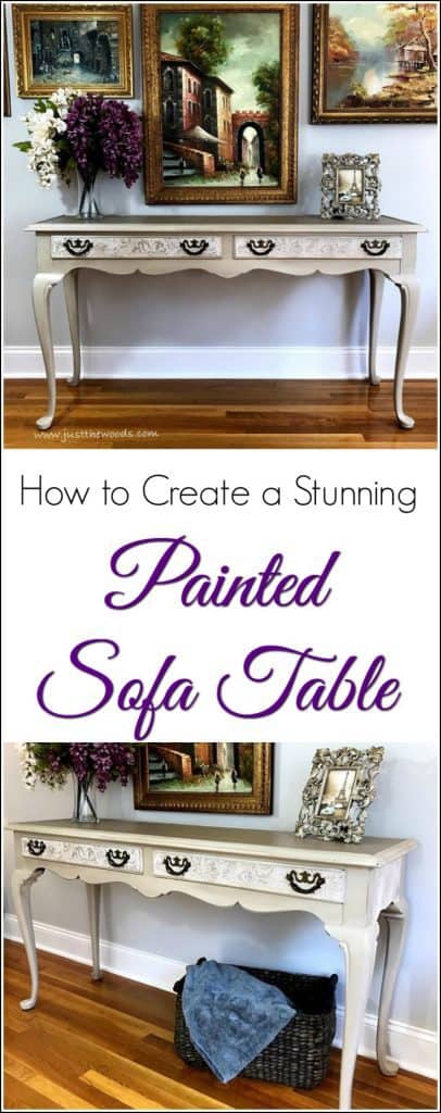 How to Create a Stunning Painted Sofa Table