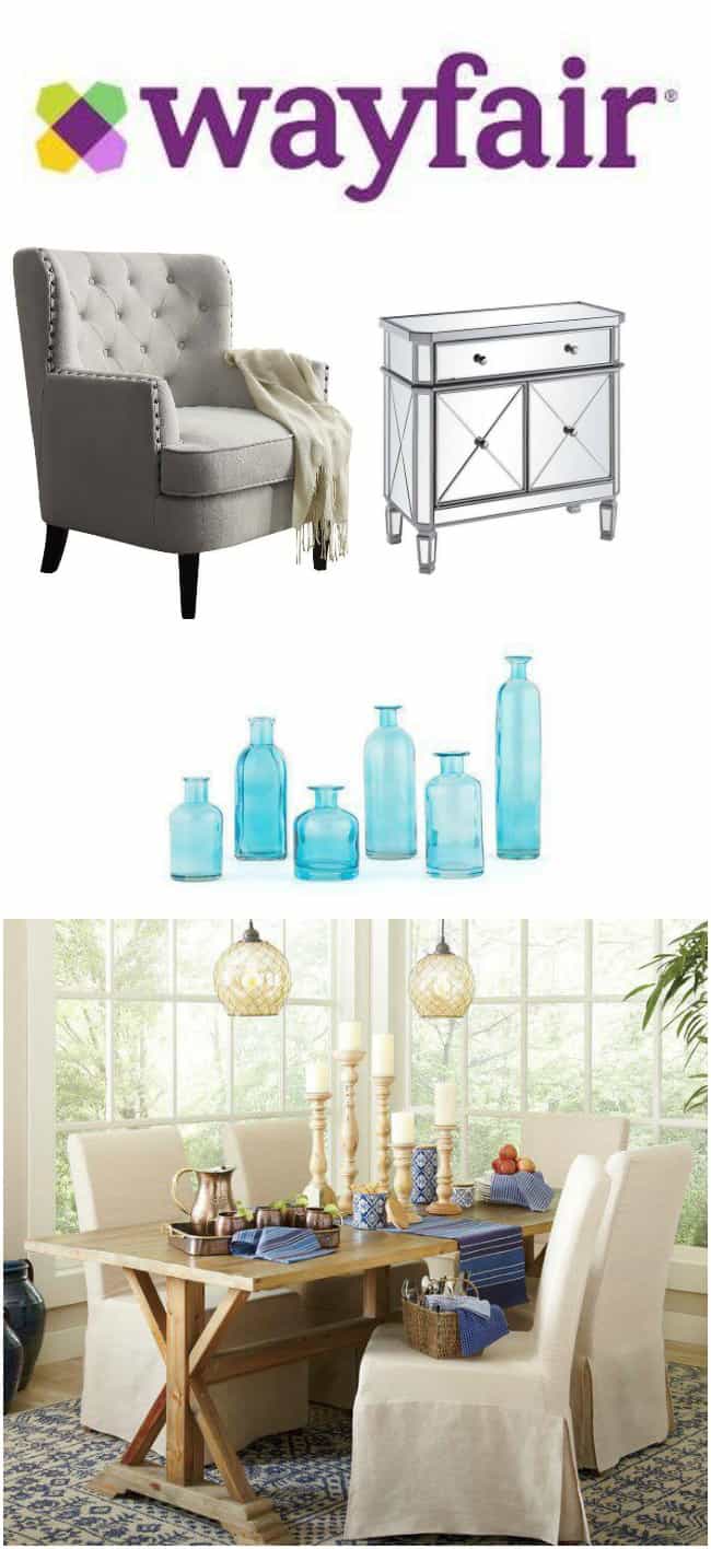 home decor sites, wayfair, home decor style, accent furniture