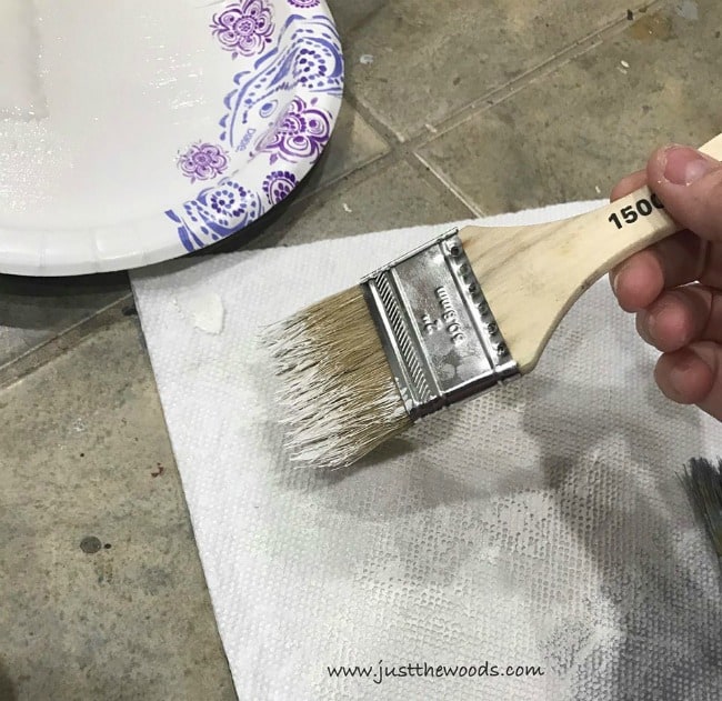 how to dry brush paint, dry brush technique, chip brush, wipe off paint