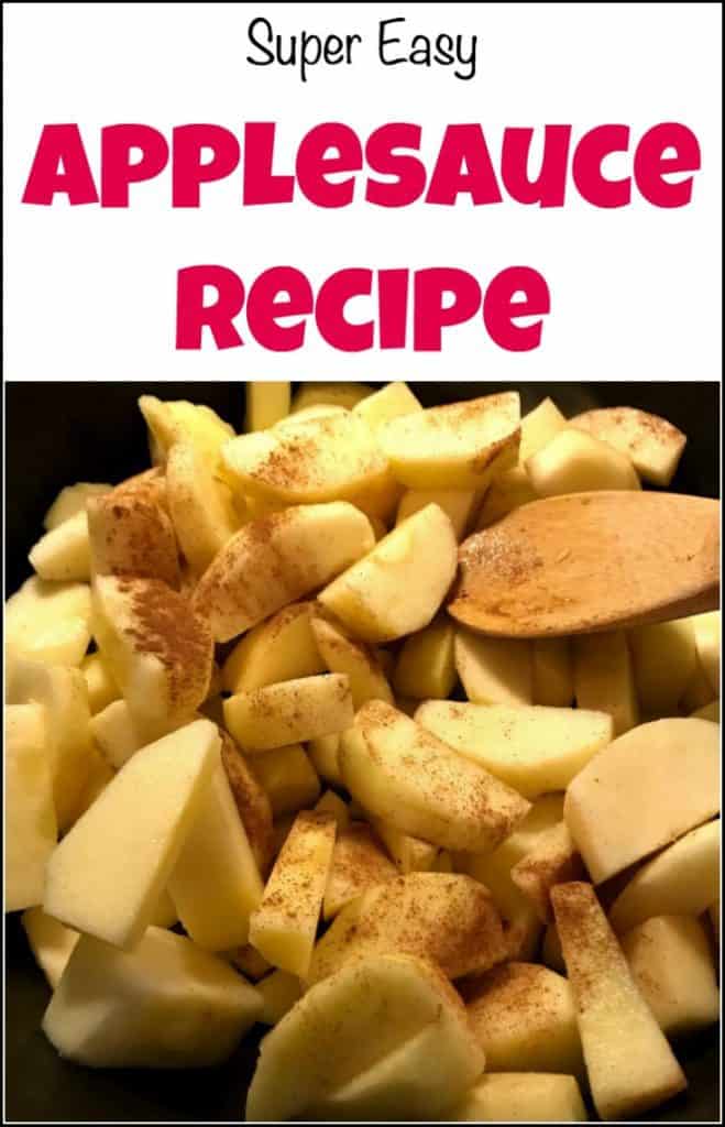 3 ingredient applesauce, applesauce recipe, 