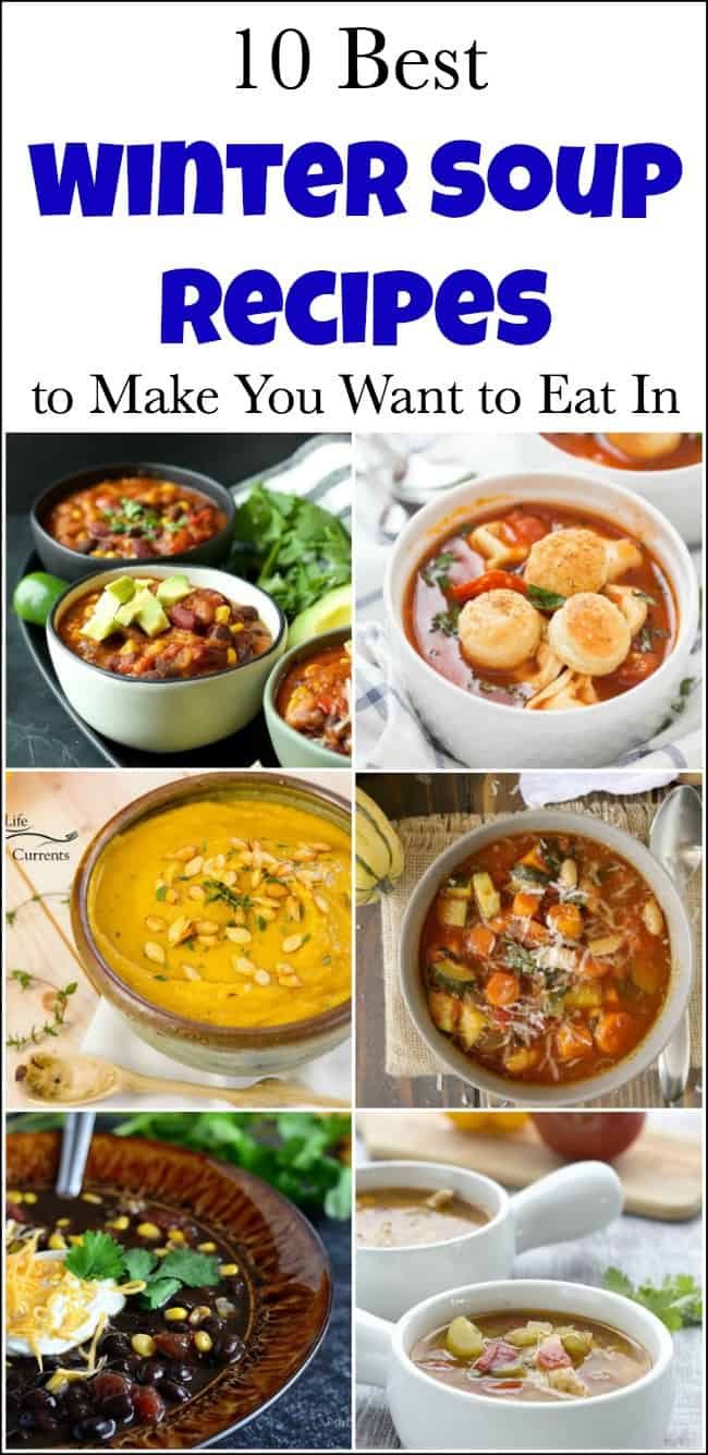10 Best Winter Soup Recipes to Make You Want to Eat In. Delicious easy winter soup recipes, hearty winter stew recipes, and amazing instant pot winter soups. #wintersoups #bestsoups #stewrecipes #souprecipes