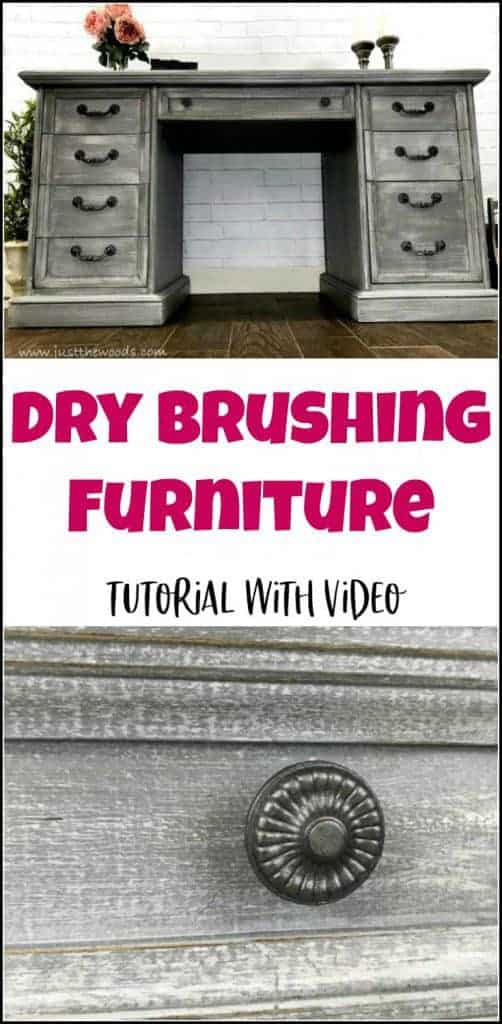 how to dry brush furniture tutorial, how to dry brush paint, dry brushing furniture, dry brushing tutorial, dry brush technique