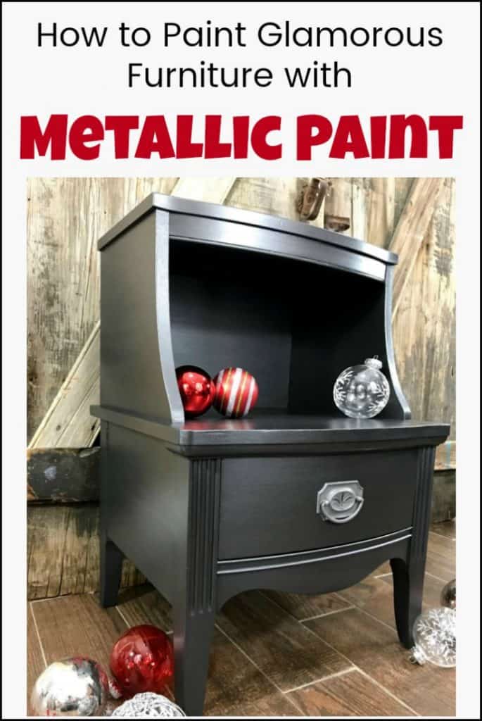 How to Paint Glamorous Furniture with Metallic Furniture Paint